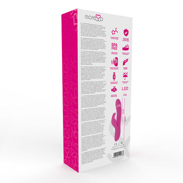 Vibratore Rabbit Stimolazione G e Clitoride, Silicone Morbido